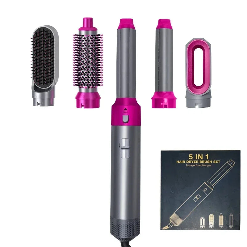 5 in 1 Hair Dryer Hot Comb Set Professional Curling Iron Hair Straightener Styling Tool For Dyson Airwrap