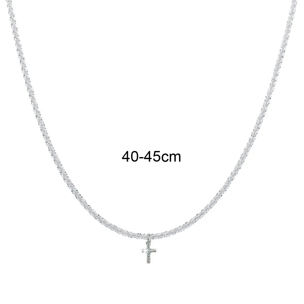 1 PCs Simple Ins Cauliflower Chain Sparkling Cross