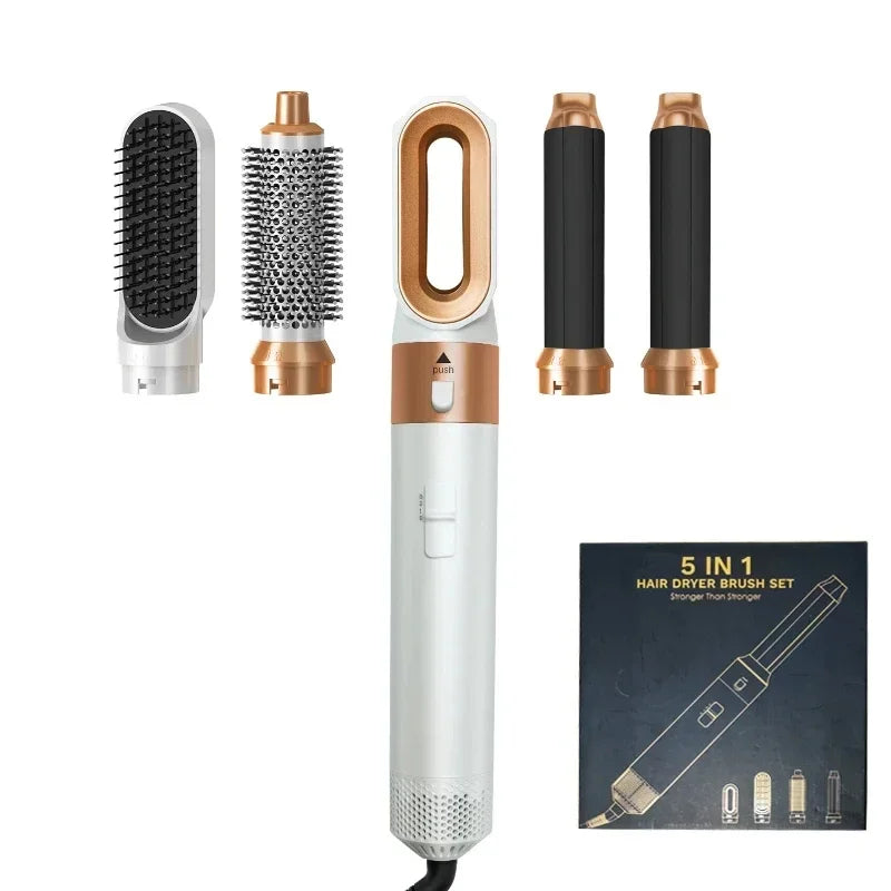 5 in 1 Hair Dryer Hot Comb Set Professional Curling Iron Hair Straightener Styling Tool For Dyson Airwrap